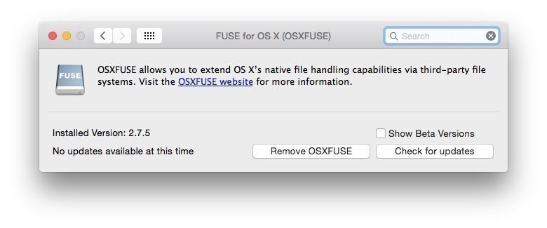Fuse for macos how to use